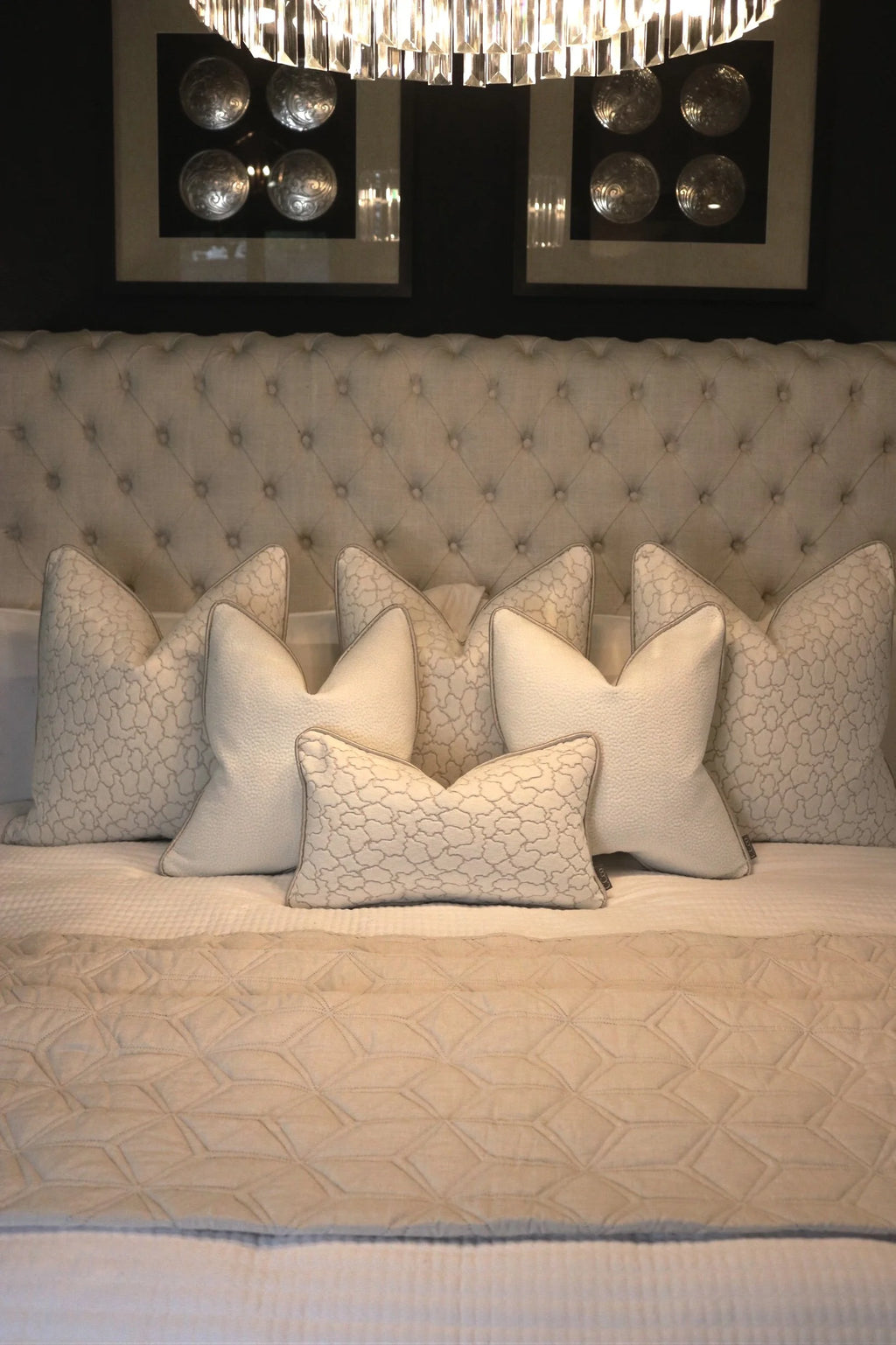 Cocoon Chalk Bed Cushion Set