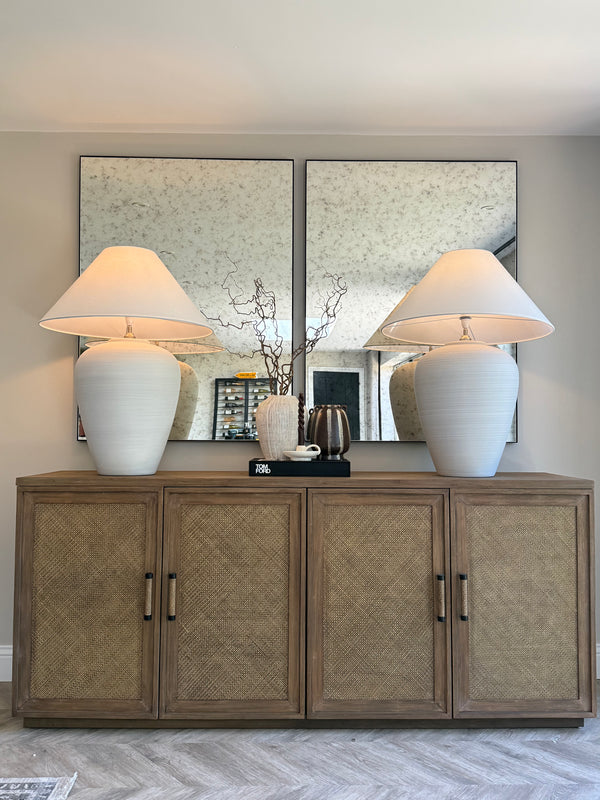Aged Rectangular Mirror