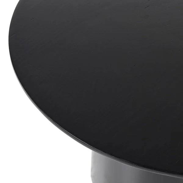 Set of 2 Black Round Tables