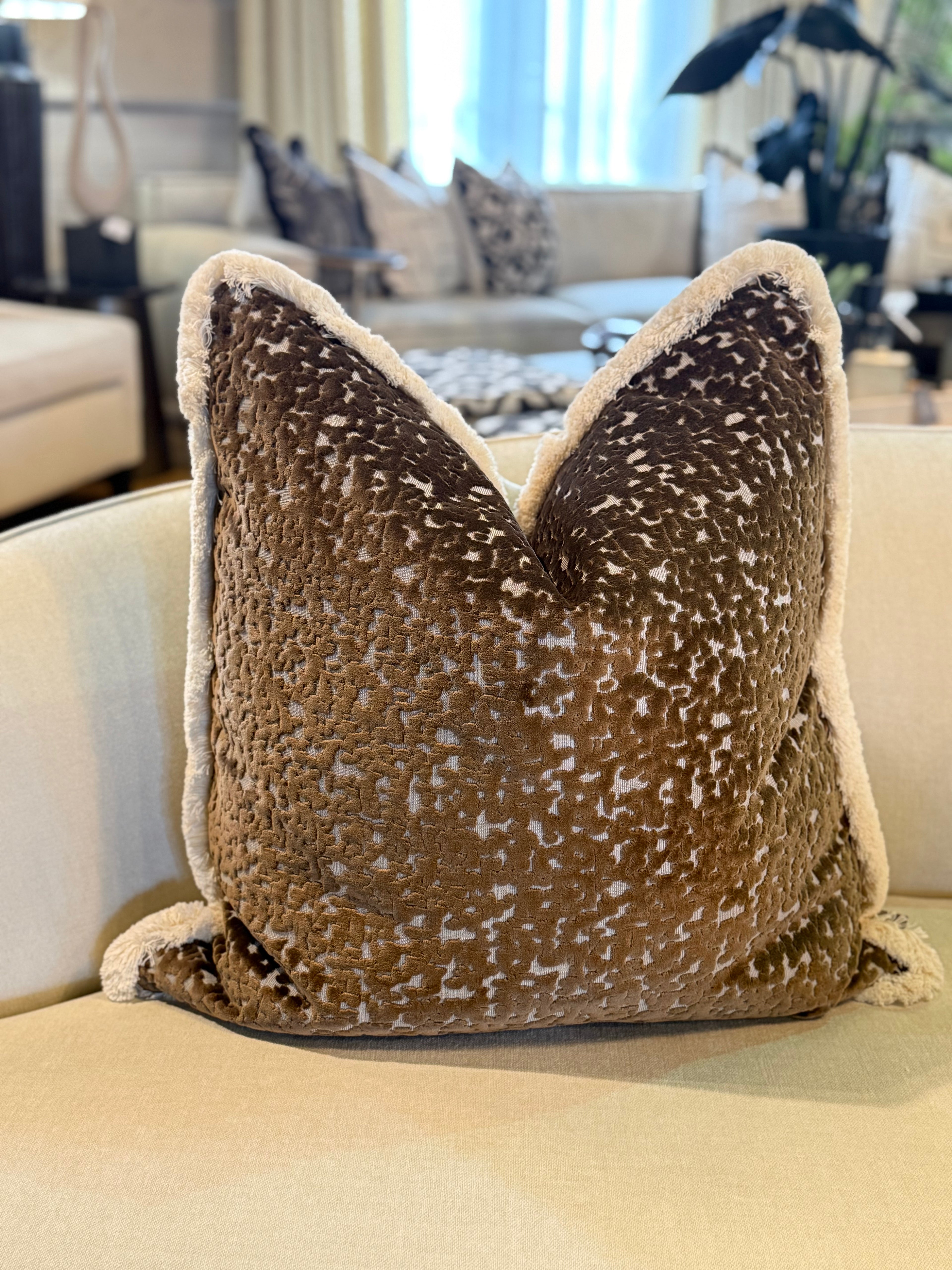 Izzy Walnut Cushion