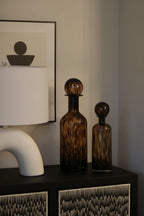Tortoise Shell Effect Bottle with Ball Top