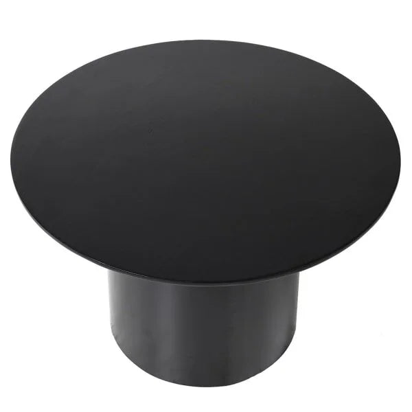 Set of 2 Black Round Tables