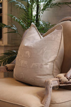 Andrew Martin 'Beige Kingdom' Cushion