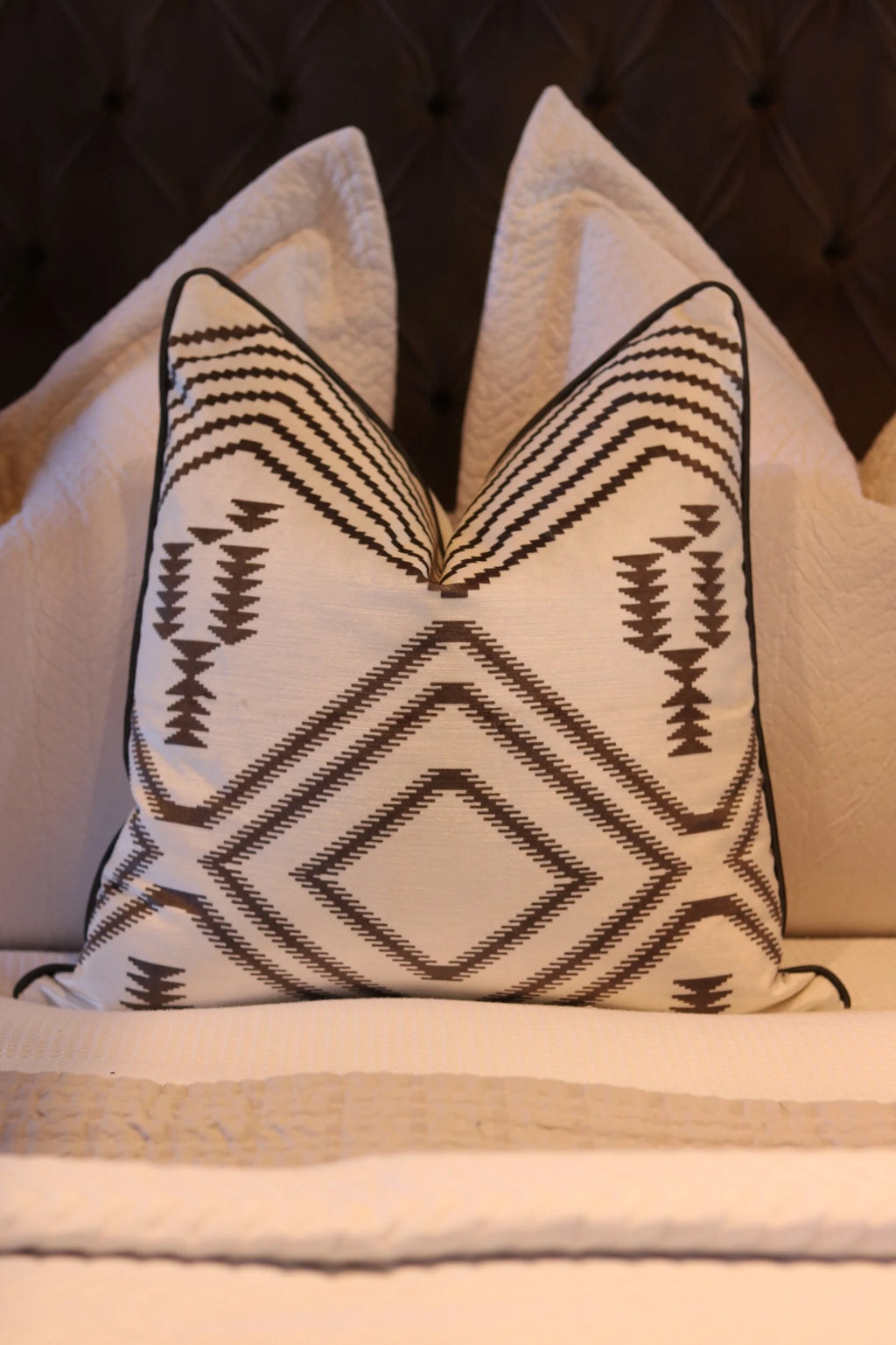 Andrew Martin 'Navaho Grey' Cushion