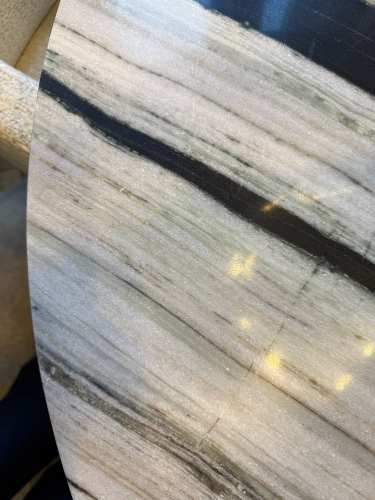 Ex-Display Panda Marble Dining Table