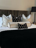 Superking Black Velvet Bedspread