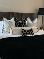 Superking Black Velvet Bedspread
