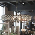 Round Glass Baubles Chandelier