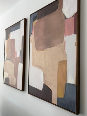 Set of 2 Modern Abstract Wall Art