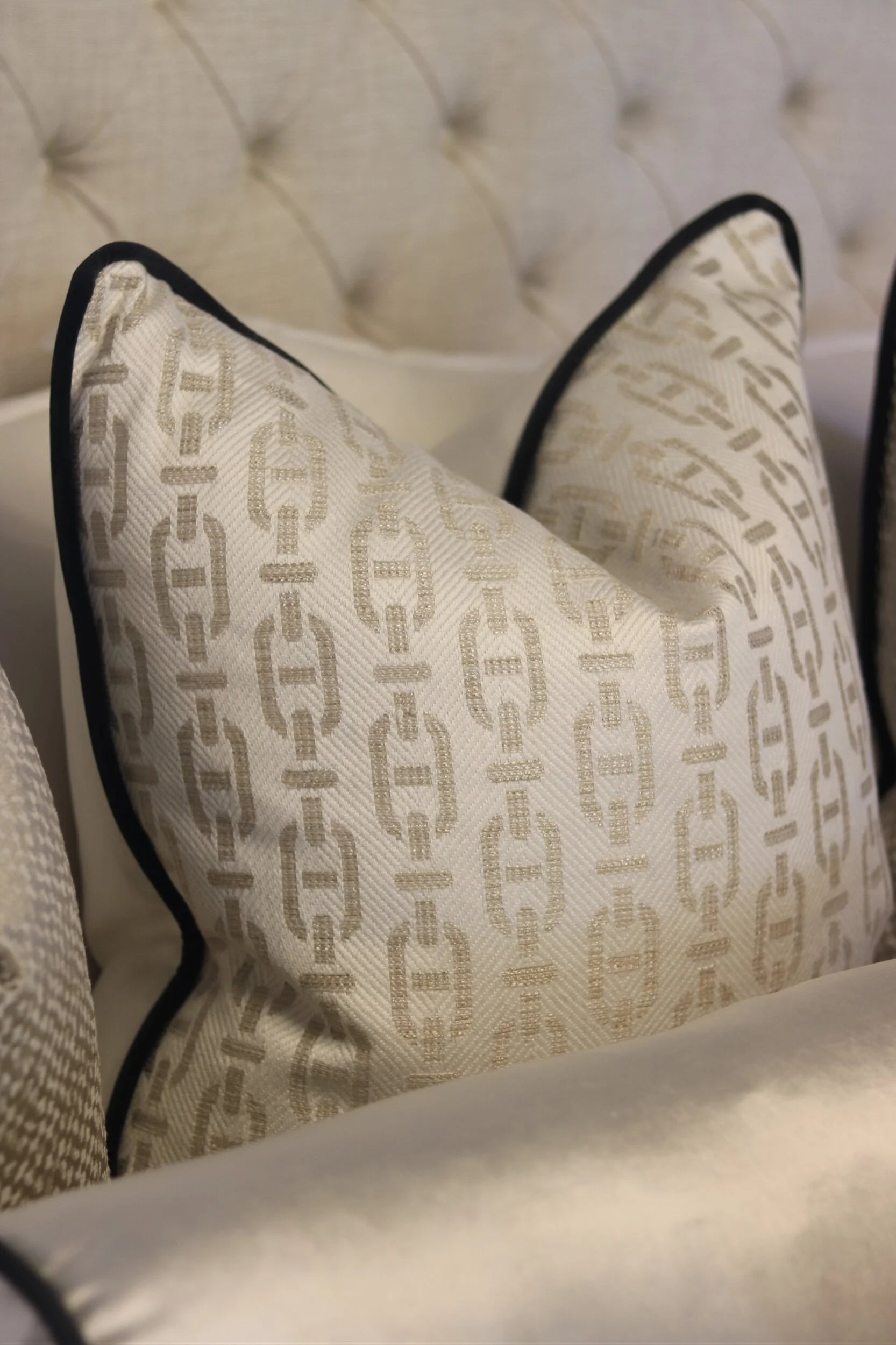 Andrew Martin 'Burlington String' Bed Cushion Set