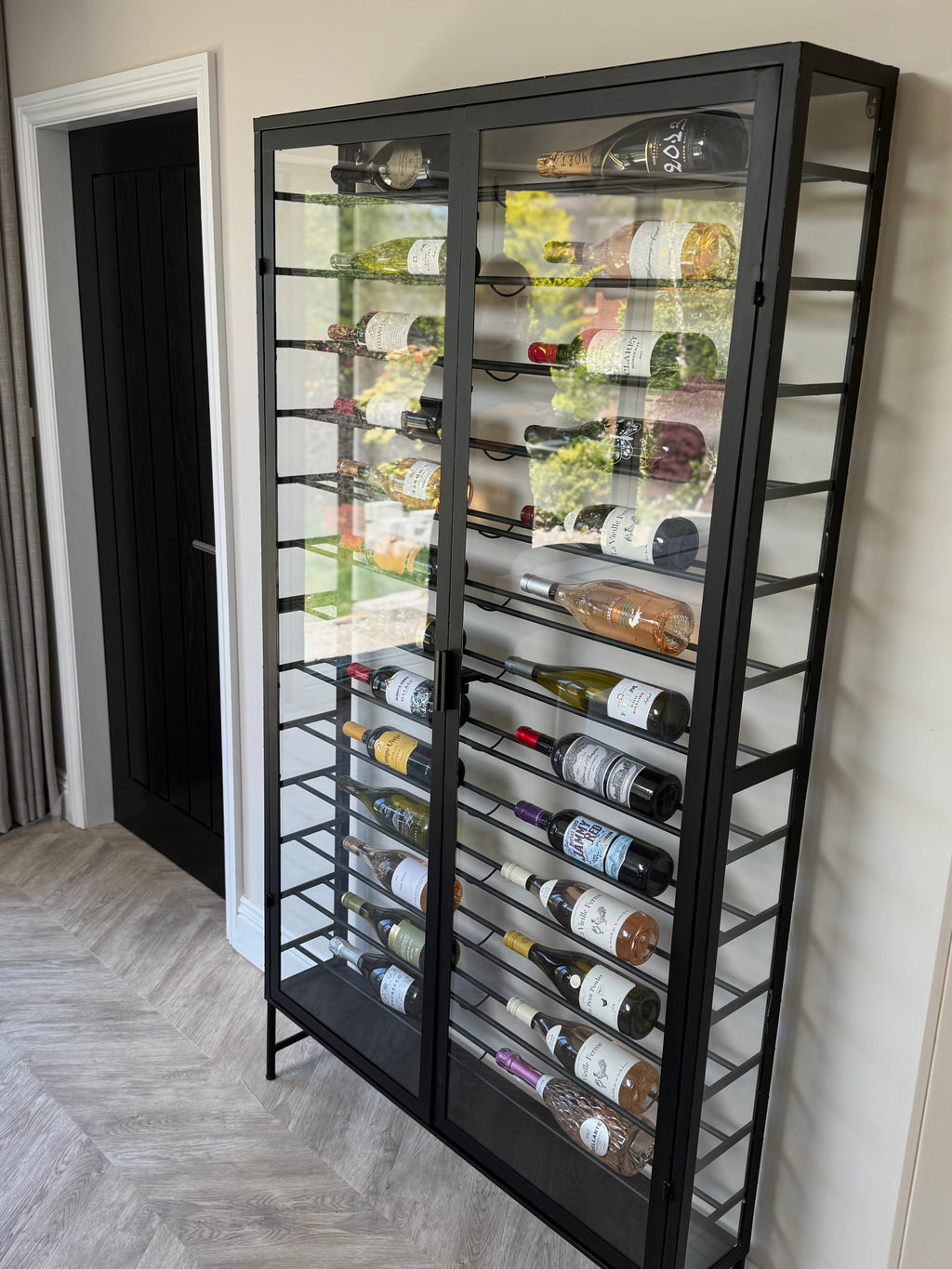 Iron Wall Wine Cabinet