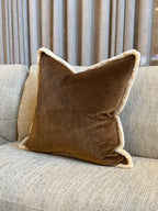 Limited Edition 'Faveur Rust' Velvet Cushion