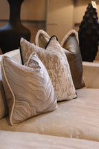 Marbelous Khaki Cushion