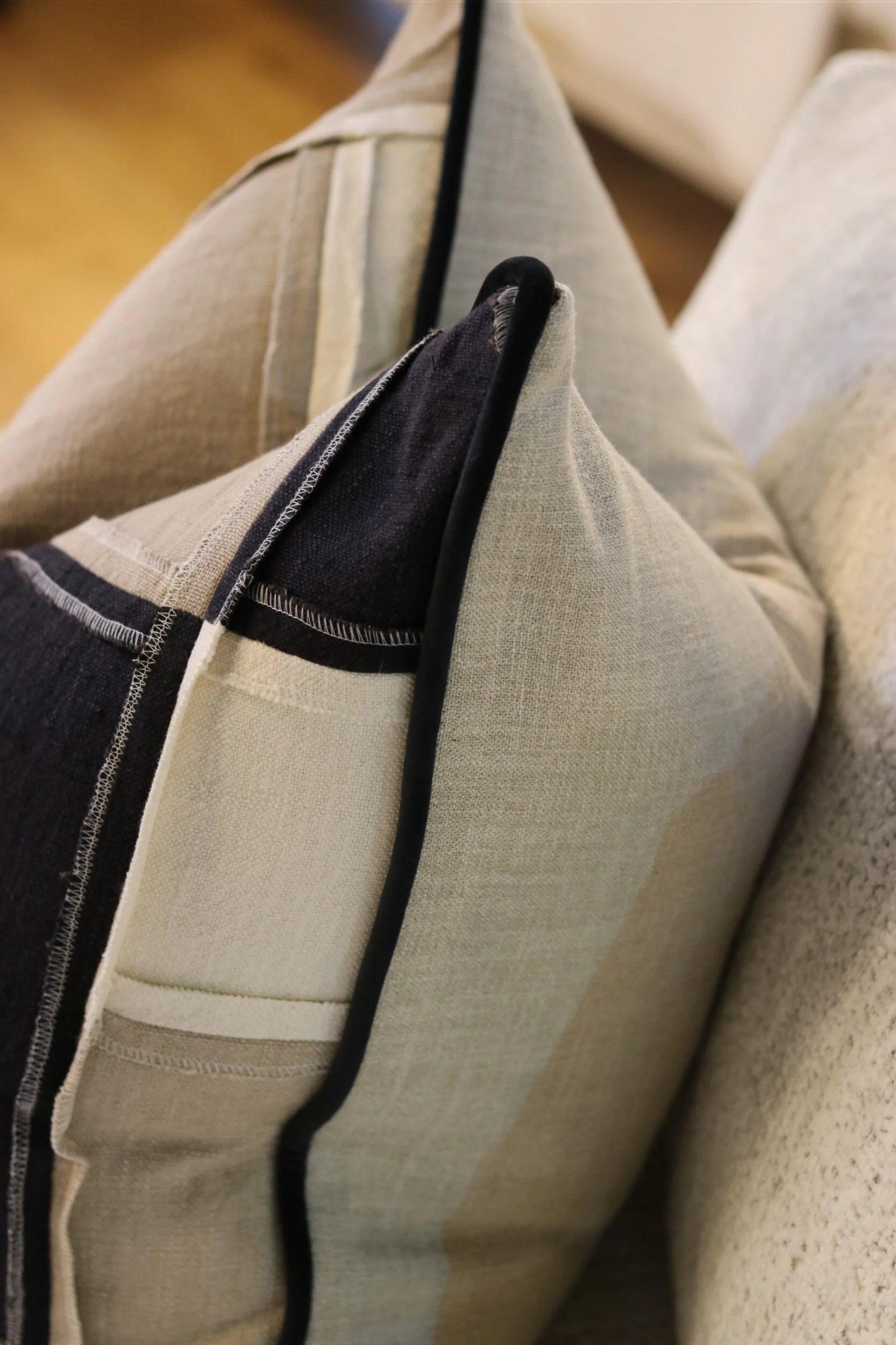Reclaim Reversible Monochrome Cushion