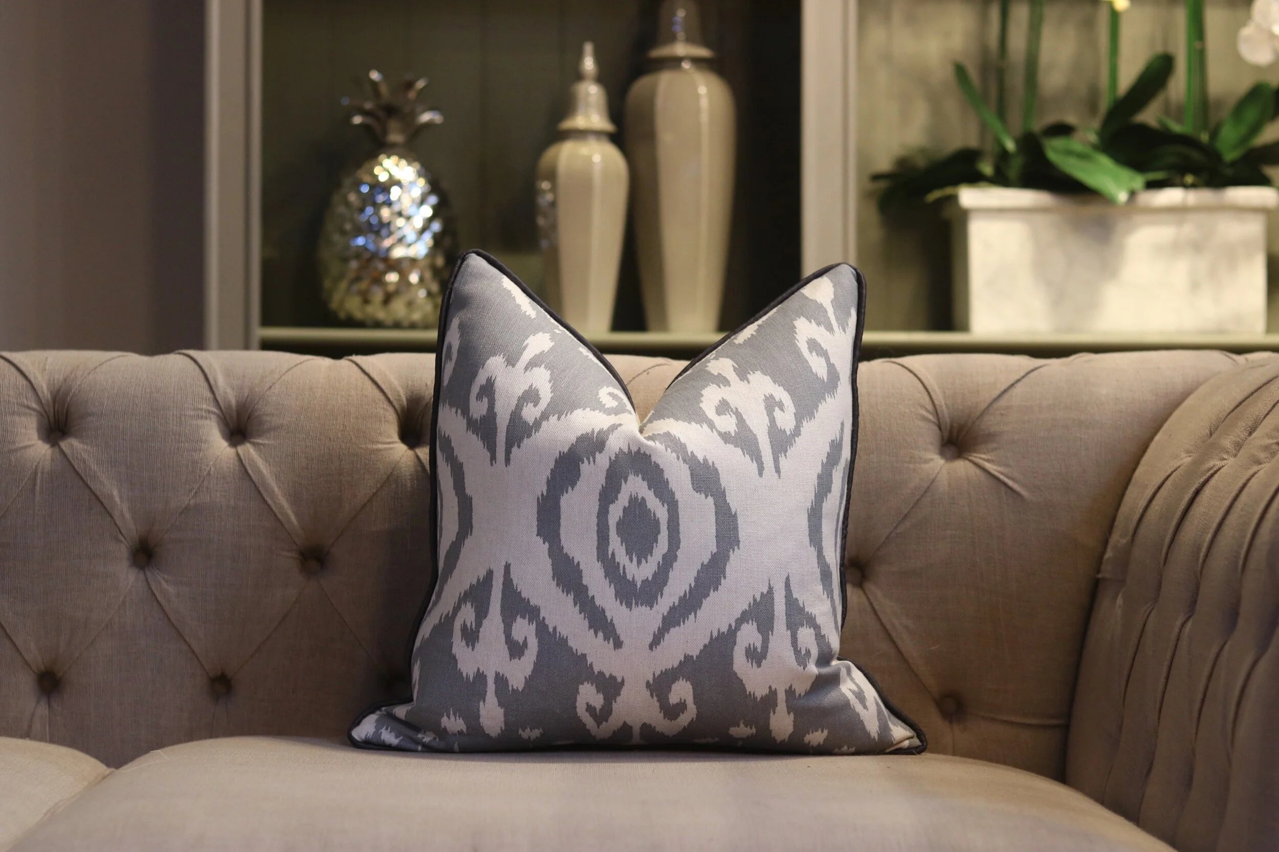 Andrew Martin 'Volcano Storm' Cushion