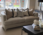 Champagne & Black Sofa Cushion Set