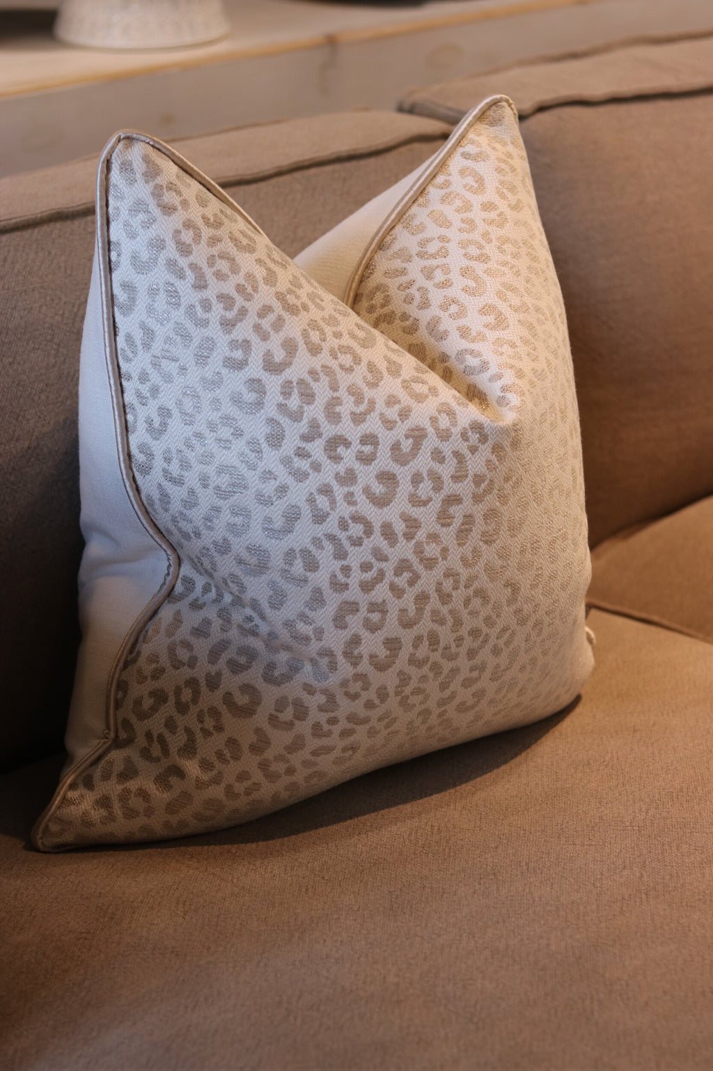 Andrew Martin 'Wild Cat Stone' Cushion
