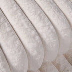 Cream Faux Rabbit Ribbed Throw