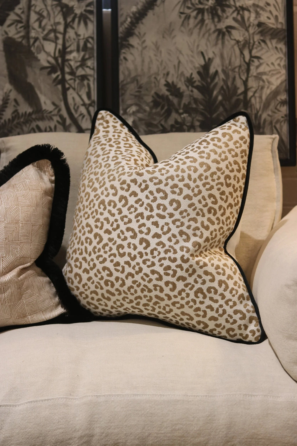 Andrew Martin ‘Wild Cat Autumn' Cushion