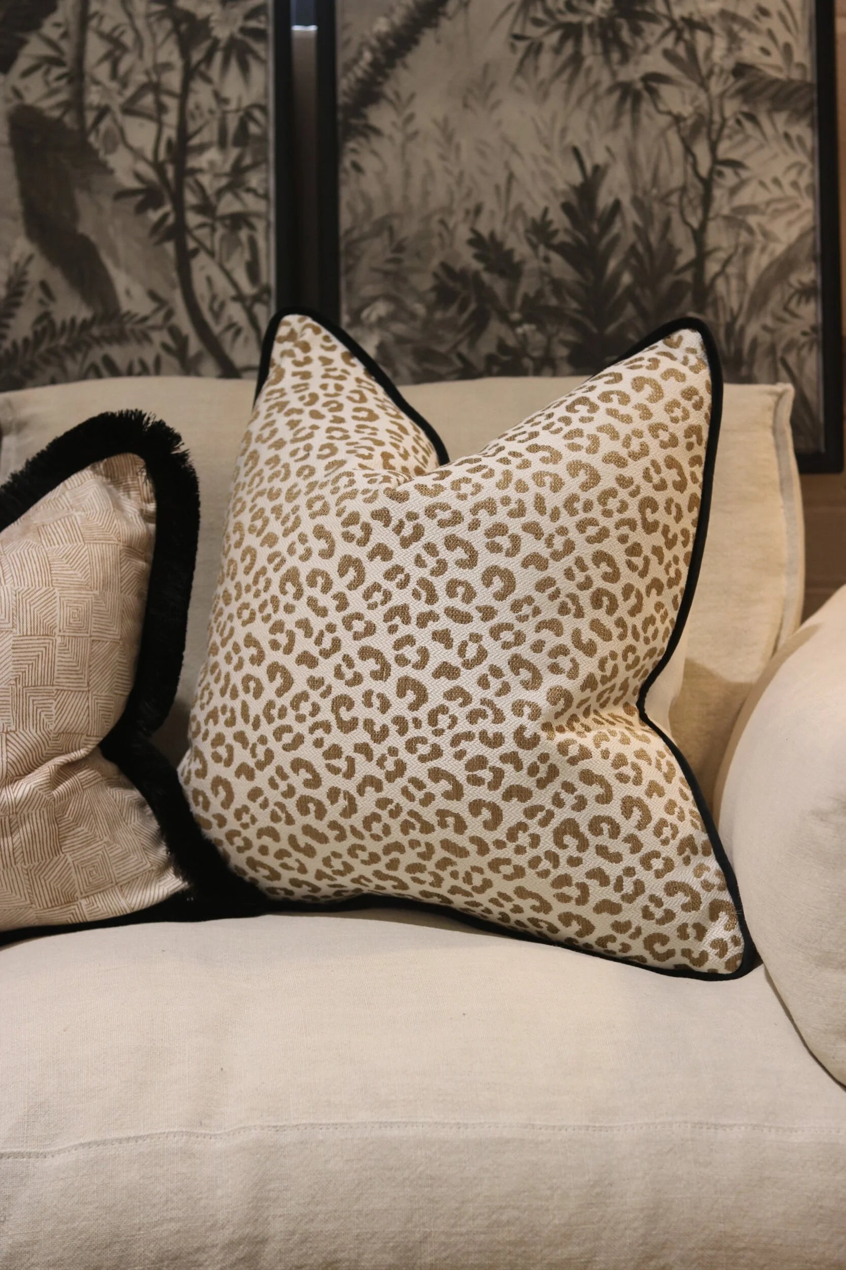 Andrew Martin ‘Wild Cat Autumn' Cushion