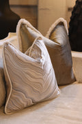 Marbelous Khaki Cushion