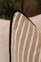 Limited Edition 'Biscuit Pinstripe' Cushion
