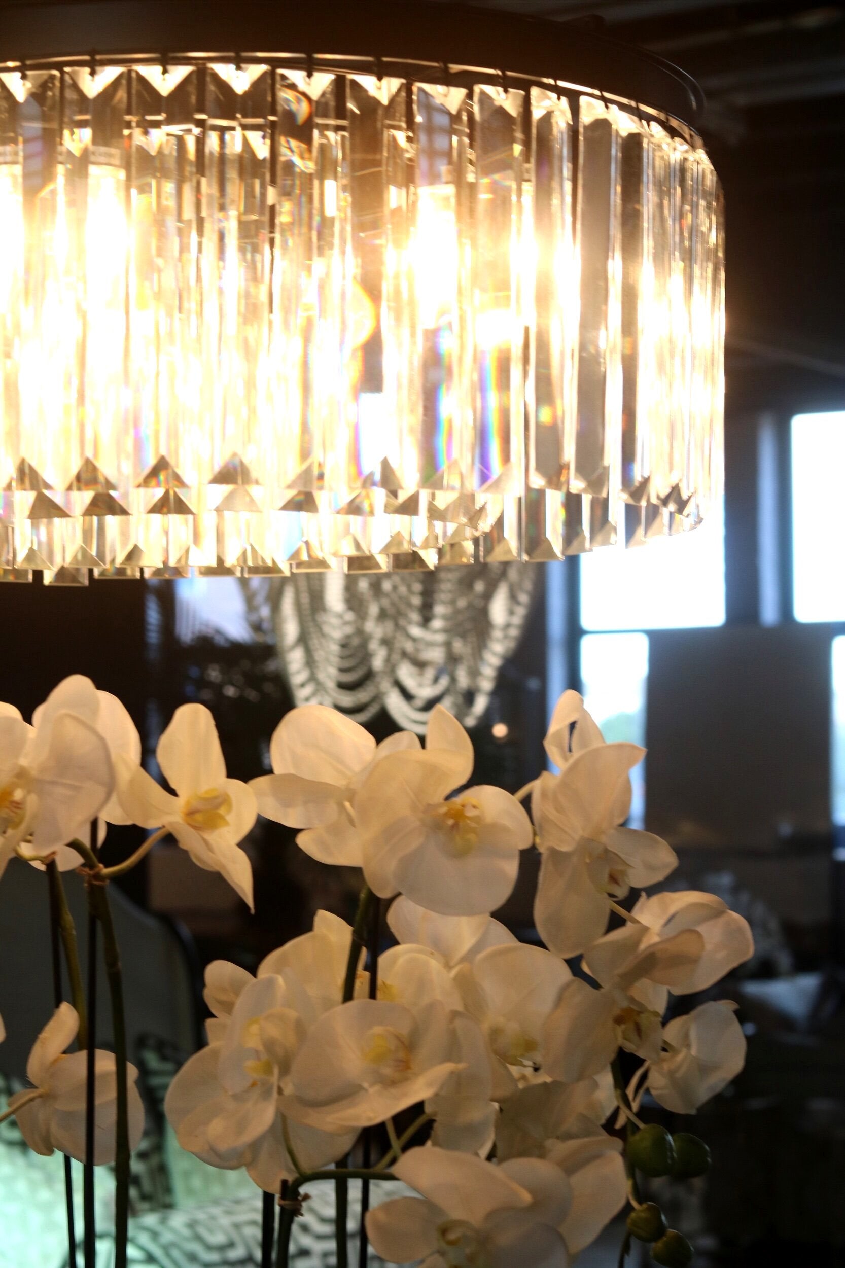 Round Crystal Chandelier