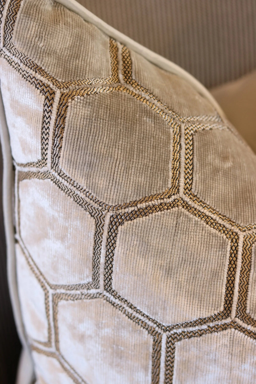 Designers Guild 'Manipur Oyster' Cushion