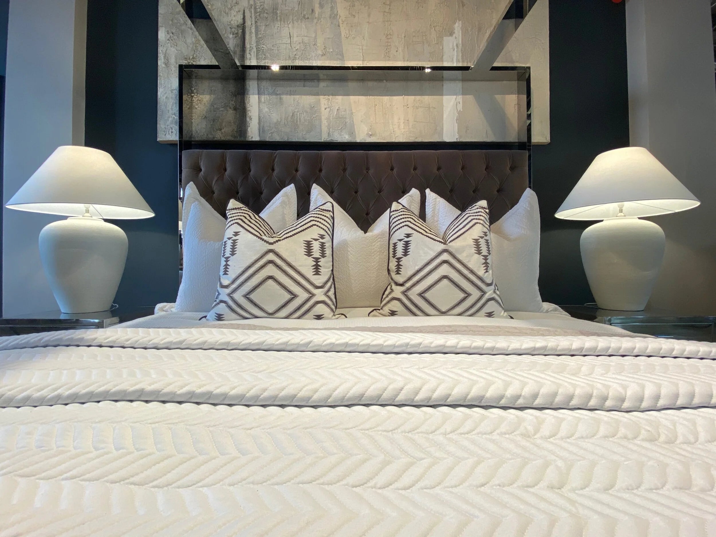 Andrew Martin 'Navaho Grey' Cushion