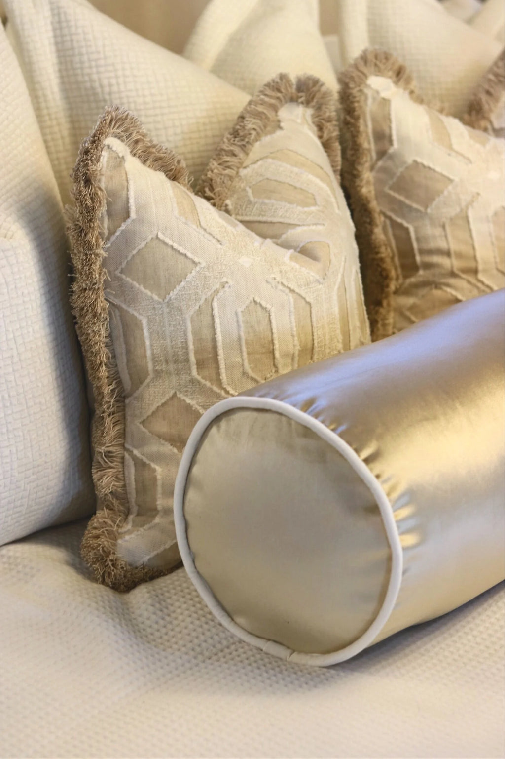 The Luxe Bed Cushion Set