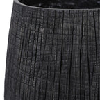 Tall Black Yakisugi Textural Planter