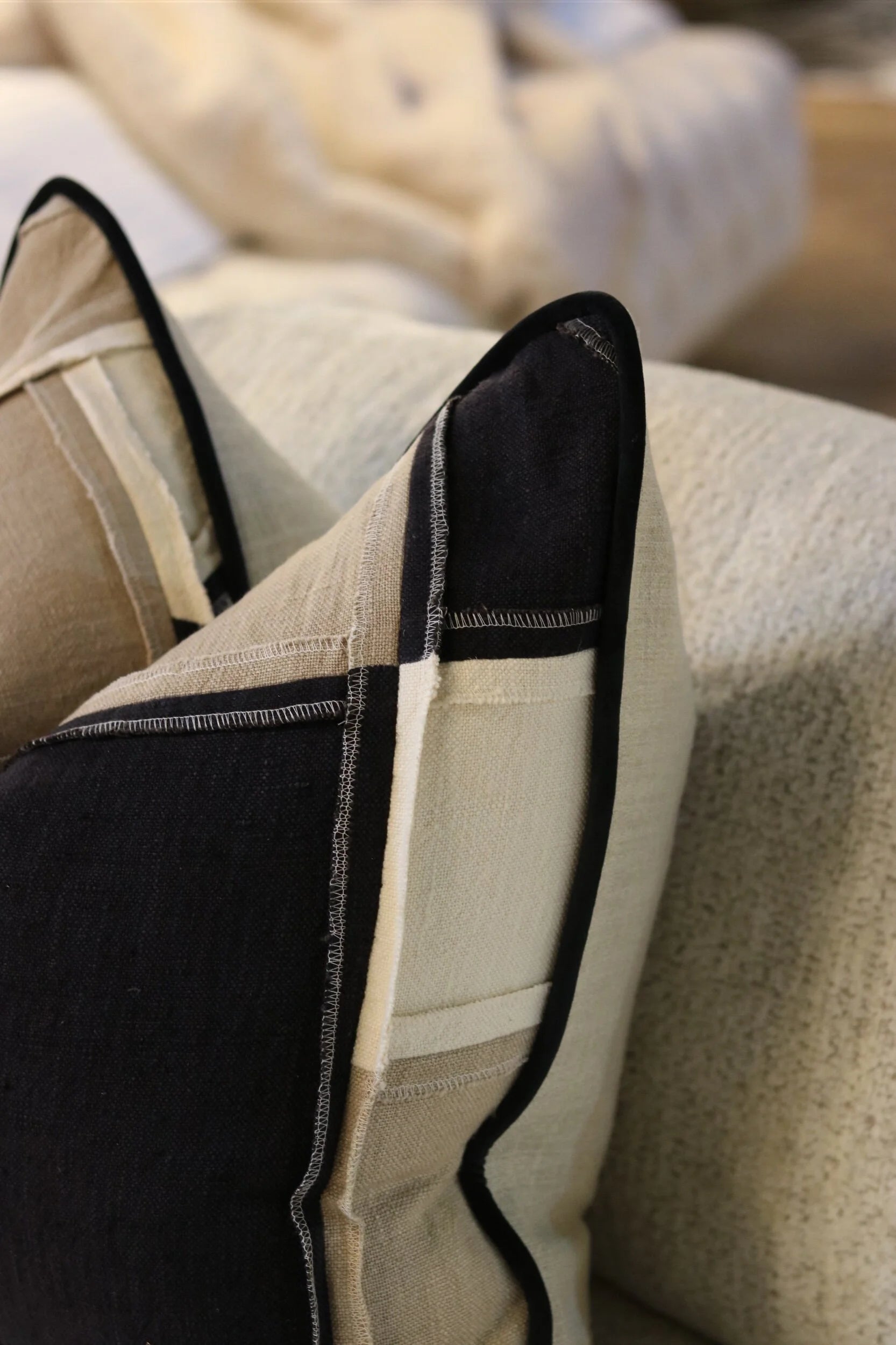 Reclaim Reversible Monochrome Cushion