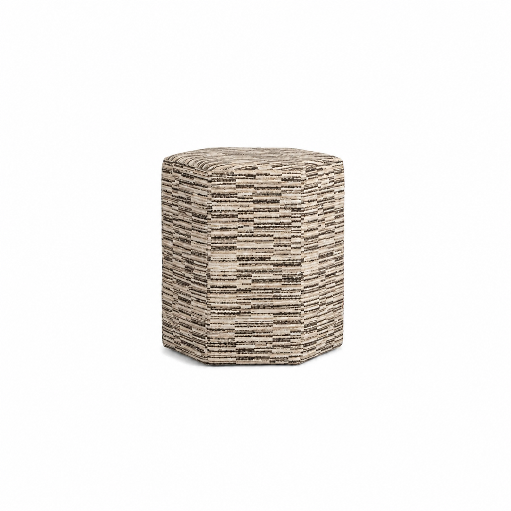 Bespoke Hexagonal Footstool