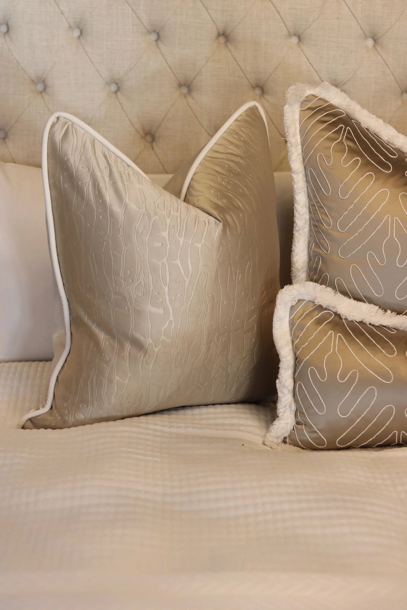 Limited Edition 'Gold Crackle' Cushion