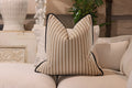 Limited Edition 'Biscuit Pinstripe' Cushion