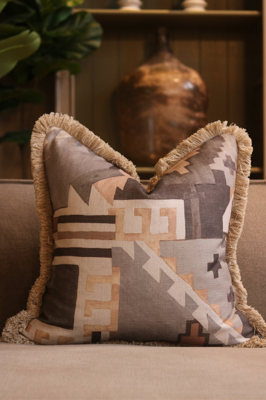 Machu Picchu Stone Cushion