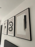 Ex-Display Set of 3 Minimalist Abstract Wall Art