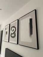 Ex-Display Set of 3 Minimalist Abstract Wall Art