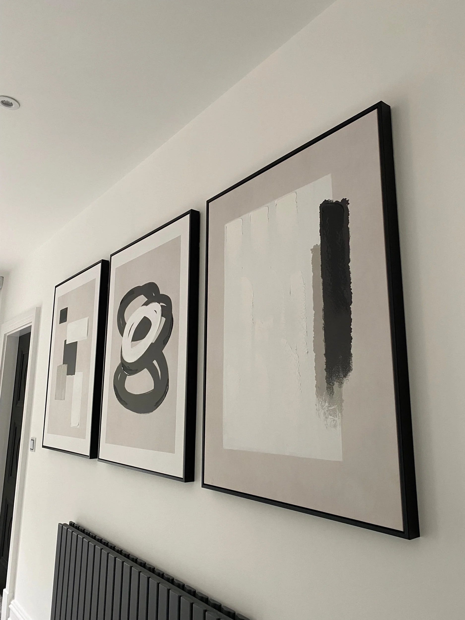 Ex-Display Set of 3 Minimalist Abstract Wall Art