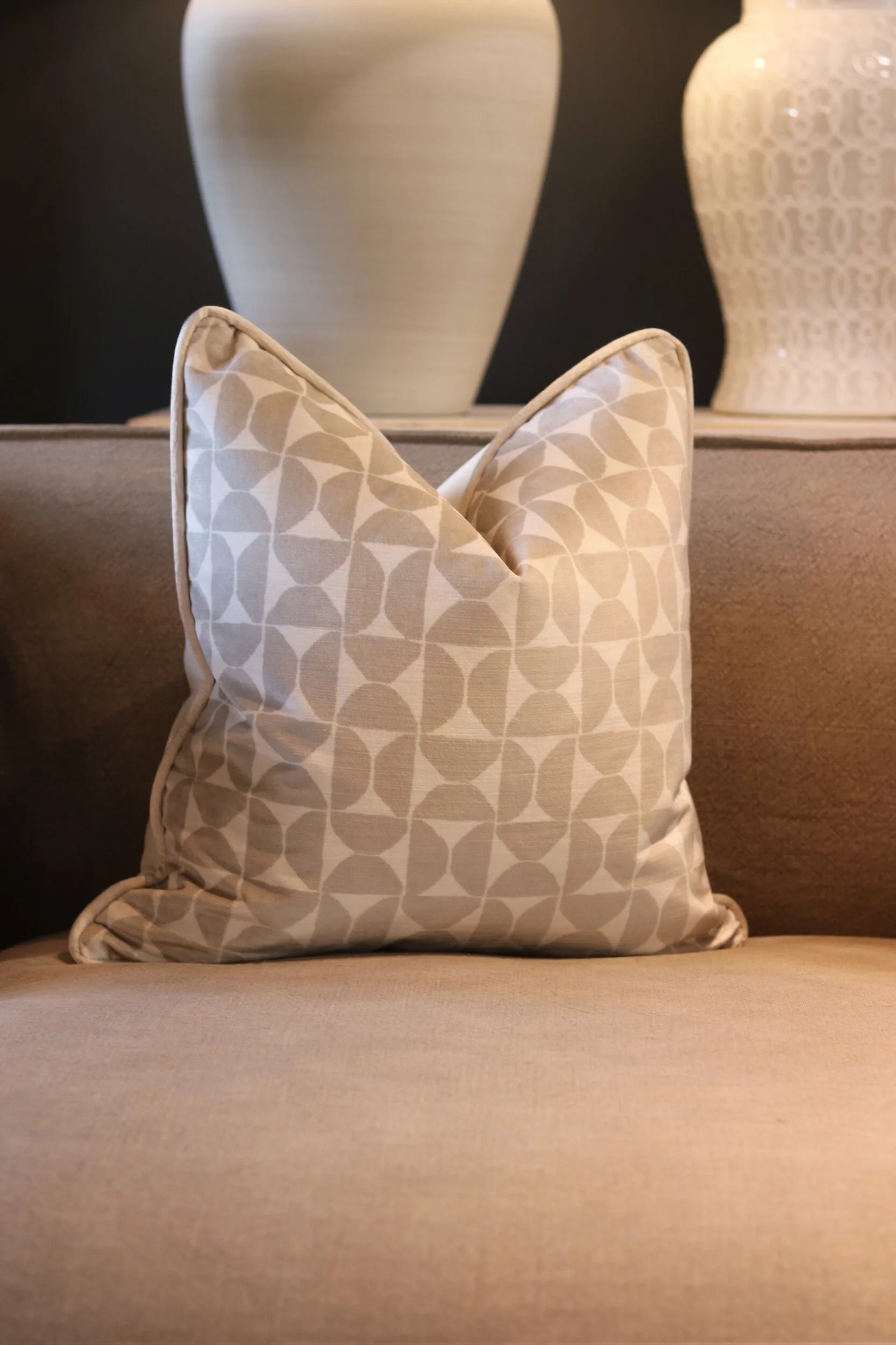 Andrew Martin 'Alberobello Stone' Cushion