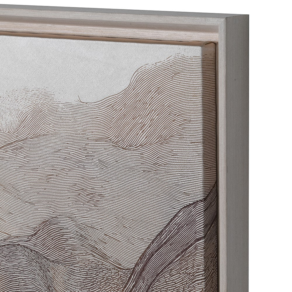 Ethereal Linen Framed Canvas
