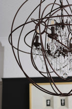 Metal Sphere Chandelier