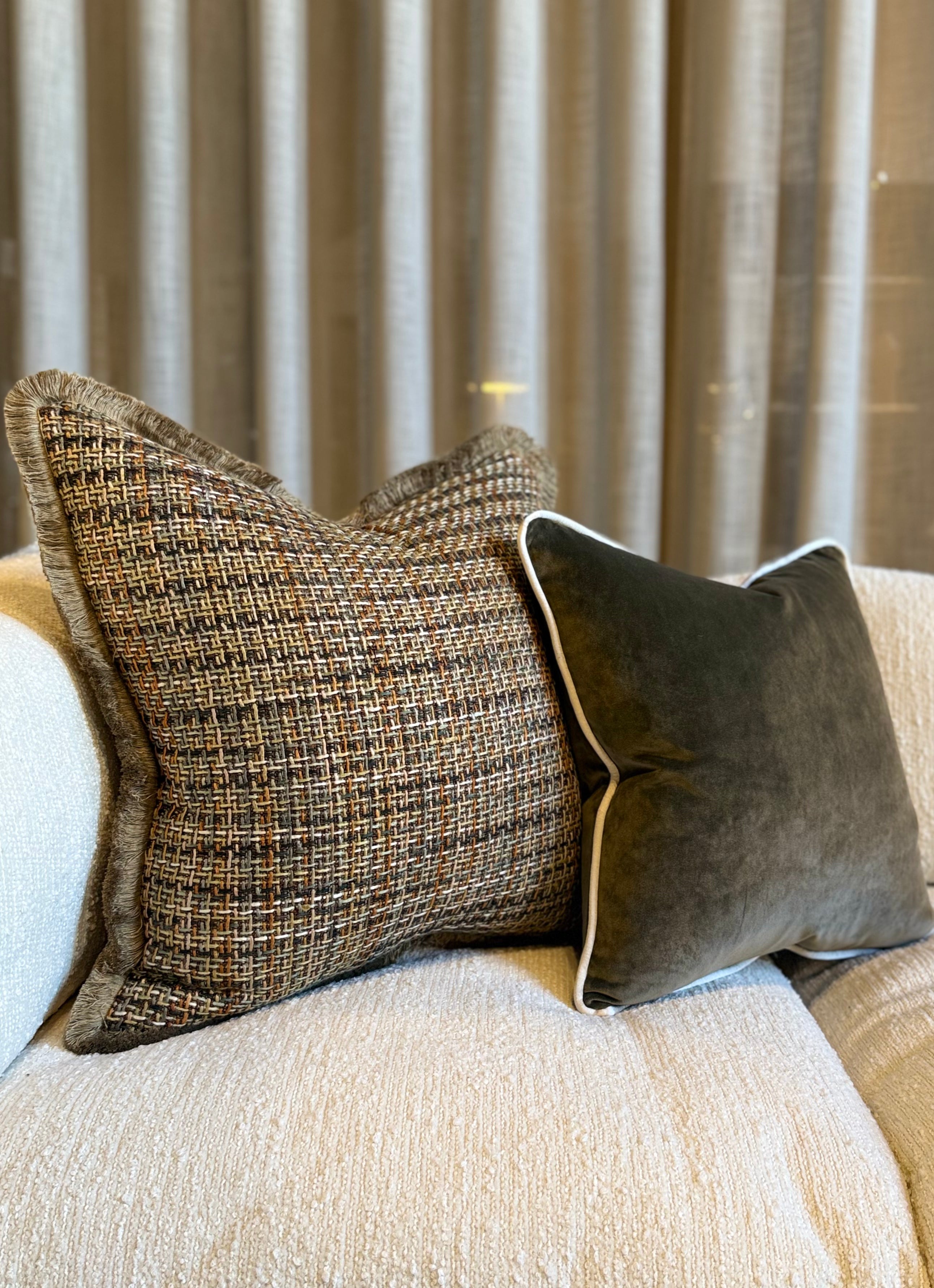 Limited Edition 'Faveur Mole' Velvet Cushion
