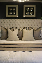 Beau Taupe Bed Cushion Set