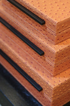 Set of 3 Burnt Orange Boxes
