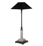 Black Marble Table Lamp