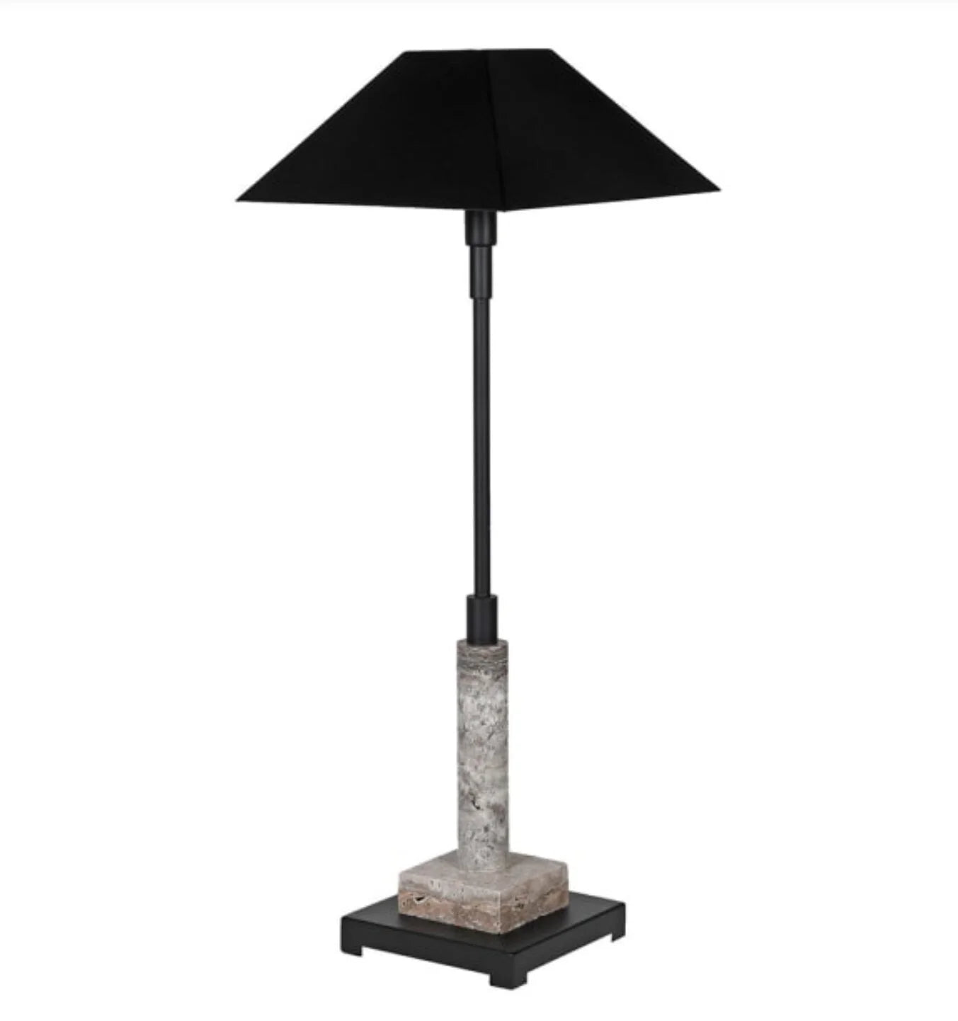 Black Marble Table Lamp