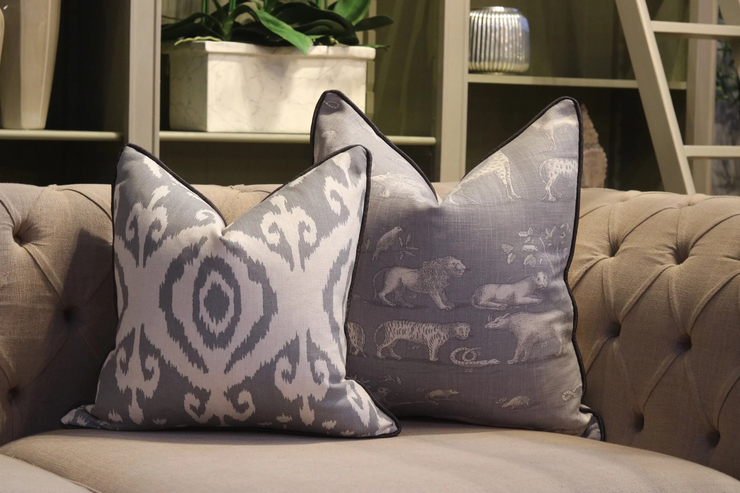 Andrew Martin 'Volcano Storm' Cushion
