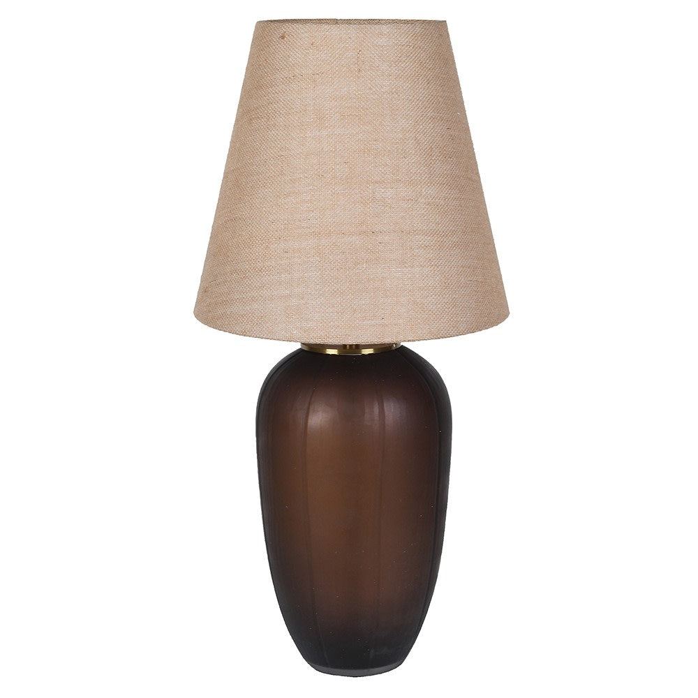 Frost Brown Table Lamp