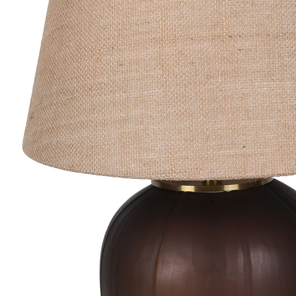 Frost Brown Table Lamp